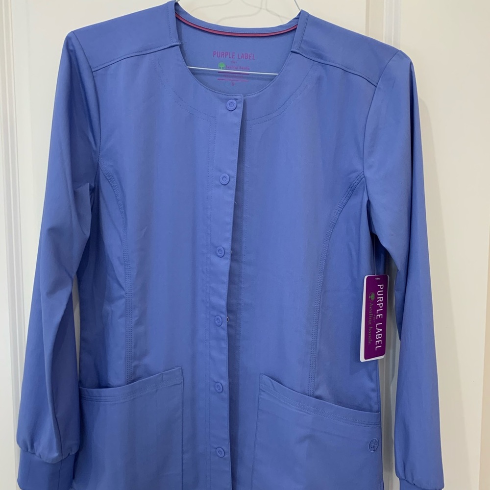 Women’s Purple Label Scrub Jacket. BNWT. S